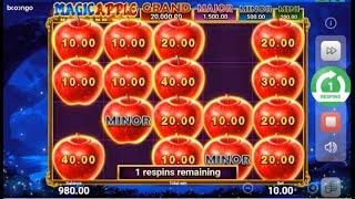 ONLINE SLOTS Magic Apple Biggest Win On A New Slot From Booongo