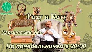 Раху и Кету в накшатрах. Занятие 15. Ось знаков. Раху в Скорпионе, Кету в Тельце. Задача положения.