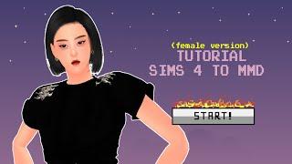 Primrose Sims Tutorial:  How to Convert a Sim from Sims 4 to MMD?