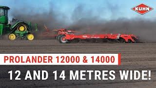 Tine cultivators 12 and 14 metres wide! – PROLANDER 12000 - 14000 – KUHN