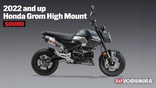 2025 Honda Grom RS-9T High Mount sound-Stock vs. RS-9T High Mount Full System