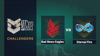 Bad News Eagles vs Eternal Fire | Map 1 Dust2 | PGL Major Antwerp 2022 Challengers Stage