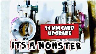 34mm Carburetor Installation & Review