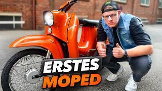 Das erste Moped.