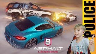 КОПЫ В ГОРОДЕ!  Asphalt 9 - ПОЛИЦИЯ НАС НЕ ДОГОНИТ!