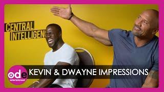 Kevin Hart & The Rock do hilarious impressions of each other!