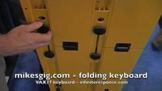 VAX77 FOLDING KEYBOARD | MikesGigTV