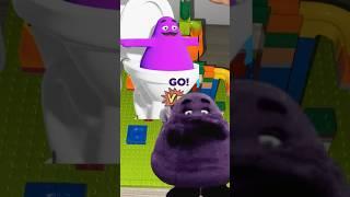 Grimace Skibidi Toilet vs Grimace #shorts