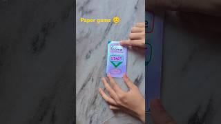 Paper game idea craft #shorts #craft idea