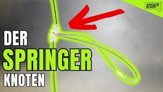 Springerknoten binden: Seitenarmschlaufe im Vorfach | Angelknoten Tutorial für Meeresangler