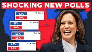 Kamala SKYROCKETS in The Latest Battleground Polls!