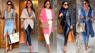 Shein Vintage Clothing For Women Over 40,50,60 | Business Winter Outfits Fashion 2024 | Best Outfits