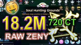 RAGNAROK M: 18M RAW ZENY - SOUL HUNTING GROUNDS MAP FARMING | ANCIENT EQUIPS| STELLAR HUNTER