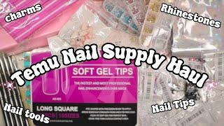 temu nail supply haul  with prices + links 