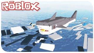 ЭТА АКУЛА НАПАДАЕТ НА ЛЮДЕЙ !!! | ROBLOX ПО РУССКИ | | Роблоксер Альберт