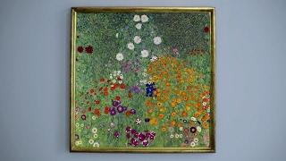 The Meditative Beauty of Klimt's 'Bauerngarten'