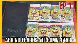 ABRINDO CARDS DE BOB ESPONJA ATÉ COMPLETAR EP 11