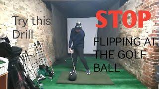 Stop Flipping at the Ball, try this feel Drill