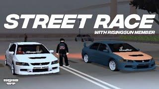 STREET RACE WITH MEMBER RISING SUN DI KOTA STATESIDE ROLEPLAY GTA SAMP ANDROID/PC