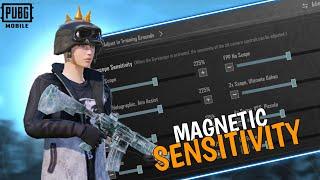 New Best magnetic sensitivity + Control Code For PUBG Mobile 2024| New 3.5 update 