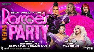 Denali & Tina Burner - Roscoe's RuPaul's Drag Race All Stars 10 Viewing Party!