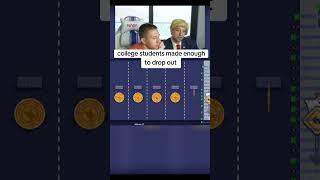 college students made enough to drop out #kickstreaming #gambling #shorts #stevewilldoit