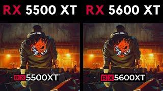 RX 5500xt Vs RX 5600xt Tested in 20 Games 2024 5600x 16gb Ram