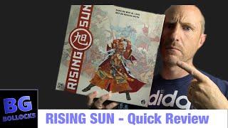 Rising Sun Board Game Review - Still Worth It?