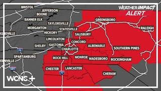 8 a.m. severe weather update | Tornado Watch issued for Charlotte, NC