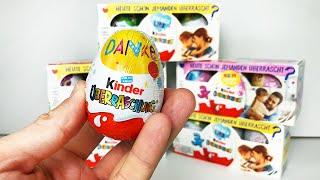 Киндер Сюрприз НОВАЯ СБОРКА 21/22 Kinder Überraschung neue Spielzeuge VU 2021 Kinder Surprise new VU