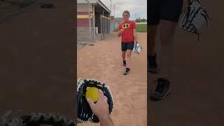 Come on, baby! Doing it at 10.  #12u #pitcher #softball #shorts