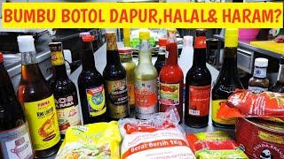 RAHASIA BUMBU BOTOL UNTUK DAPUR & KETERANGAN FUNGSI SERTA HALAL & HARAM NYA