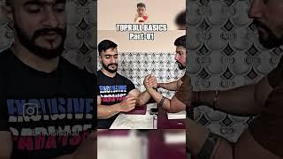 Top roll basic thing ( part - 1 ) #toproll #hook #armwrestling #basic #vpreaction