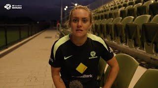 “Really excited to be here in Perth. Feels like a new era" | Ellie Carpenter | Interview