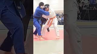 놀라운 미국 고1 (한국 중 3) 실전 경기 업어치기 Judo throw Drop Seoi nage