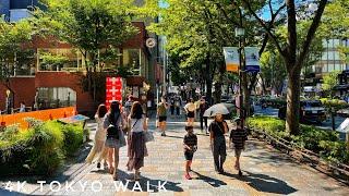 4K Tokyo Walk & Train Ride - Yamanote Line from Shinjuku and a Summer Stroll in Harajuku