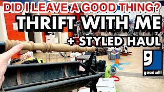 I SCORED! THRIFTING IN GOODWILL & THRIFT HAUL!  Come THRIFT WITH ME