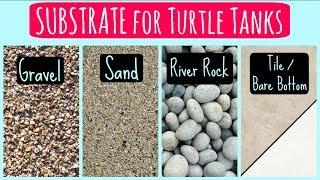 SUBSTRATE for Turtle Tanks - Sand, Gravel, Tile | Turtle 101