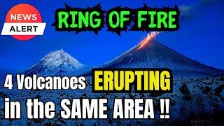 Acting up increasingly ! Pacific Ring of Fire targets one area AT THE SAME TIME ! #Kamchatka