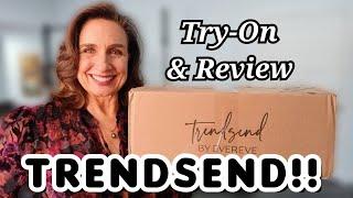 TRENDY CAPSULE WARDROBE! Trendsend Unboxing Try-On Review/ Over 50 Style / November Fall 2024