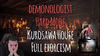 Demonologist Kurosawa House Full Exorcism - Hard Mode None Stop Hunting