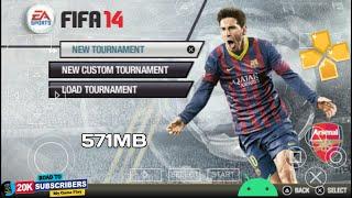 FIFA 14 PSP Game For PPSSPP Emulator On Android Device | England Turnament Gameplay @mygameplay6208