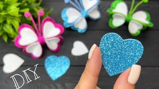 Бабочки из фоамирана Своими руками Glitter foam sheet craft ideas