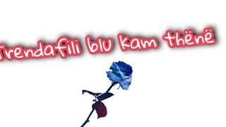 Trendafili blu (lyrics shqip)