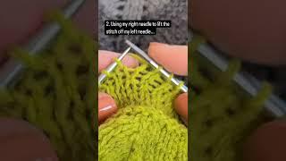 WOW! I'm Changing How I Knit! #knit #knitting #knittip