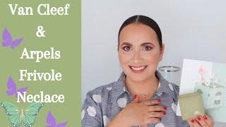 VAN CLEEF & ARPERLS FRIVOLE MINI NECKLACE REVIEW  COMPARISON VCA SWEET ALHAMBRA DIOR ROSE DES VENTS