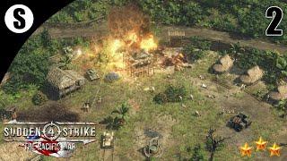 Прохождение Sudden Strike 4 - The Pacific War [США] ( Бой за Мьичину ) #2