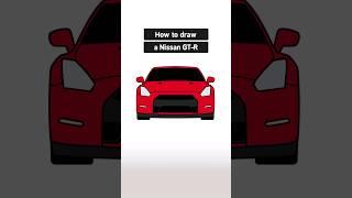 How to Draw a Nissan GTR