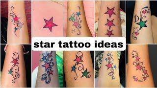 beautiful  star tattoo designs ideas | star tattoo ideas | new star tattoo ideas 4K HD video |