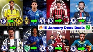 Confirmed  All of Chelsea Transfers in and Transfer out for the January Window, 16 Complete Deals